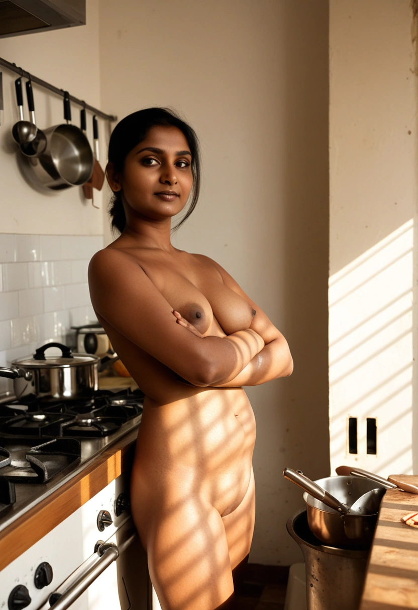 Nisha Kitchen Bare photo 9 — NudeIndian